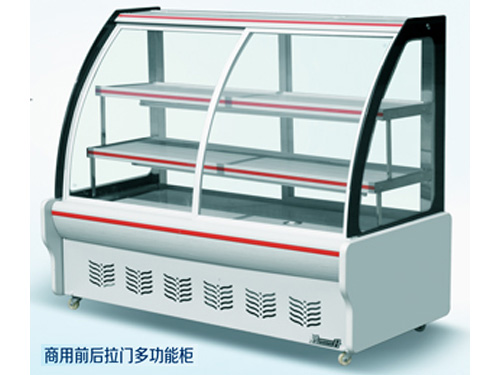 商用前后拉门多功能柜