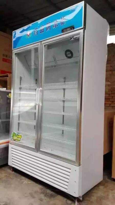新款风冷双门展示柜
